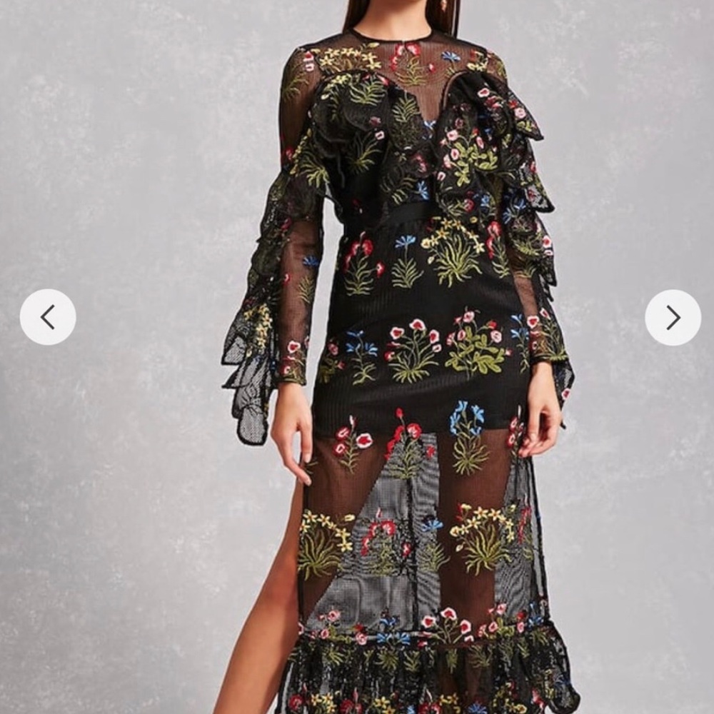 Nightwalker Floral Dress